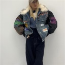 giubbotto foderato con toppe story